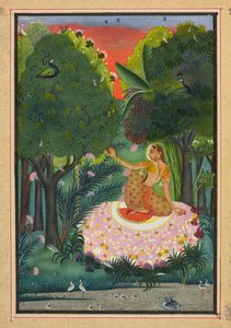 Komoda Ragini, Folio z „Ragmali”, s.1770-1775 autorstwa Indian School