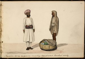 Kassim Bohori, agent zaopatrzenia. Belgaum autorstwa Indian School