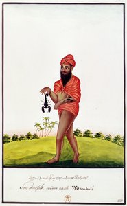 Pani Indien 743 Sprzedawca środków przeciw ukąszeniom skorpionów, 1831 autorstwa Indian School