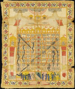 Obraz Gyan Bazi, Radżastan, koniec XVIII wieku autorstwa Indian School