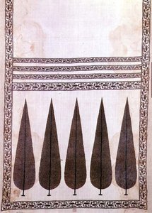 Patka z Radżastanu, XVII-XVIII w. (bawełna) autorstwa Indian School