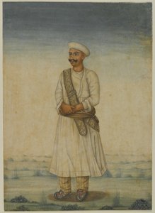 Portret mężczyzny (wc nieprzezroczyste na papierze) autorstwa Indian School