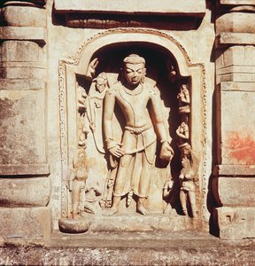 Płaskorzeźba z głównej świątyni Site III, 320-530 autorstwa Indian School