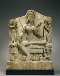 Saraswati (piaskowiec) autorstwa Indian School