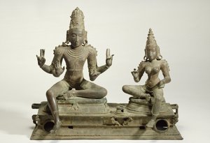 Samaskanda, Chala, Tamil Nadu (Brązowy) autorstwa Indian School