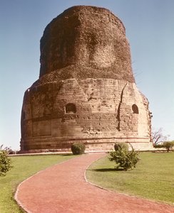 Stupa Dhameh, ok. 500 AD autorstwa Indian School