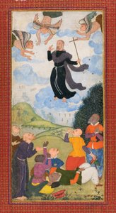 Wniebowstąpienie Jezusa w przebraniu kapłana autorstwa Indian School