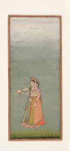 Dwie damy dworskie z fajerwerkami, ok. 1725 autorstwa Indian School