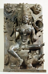 Varunani, rzeźba ze Świątyni Słońca w Konark, Orissa, dynastii Wschodniej Gangi