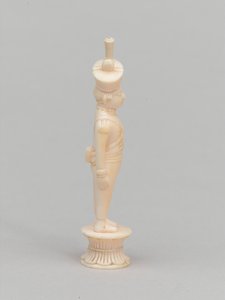 Biały pionek, figura szachowa, Indie, 1820 ok autorstwa Indian School
