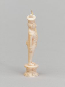 Biały pionek, figura szachowa, Indie, 1820 ok autorstwa Indian School