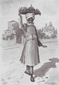 Bombaj: świąteczna radość (zdjęcie czarno-białe) autorstwa Indian photographer