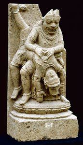 Wisznu jako Narasimha (andezyt)