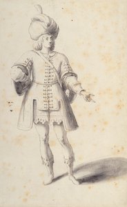 Szlachetna perska młodzież (pióro i atrament na papierze) autorstwa Inigo Jones