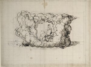Rysunek teatralny autorstwa Inigo Jones