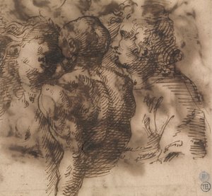 Trzy postacie w połowie długości autorstwa Inigo Jones