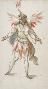 Pochodnia: ognisty duch (akwarela na papierze) autorstwa Inigo Jones