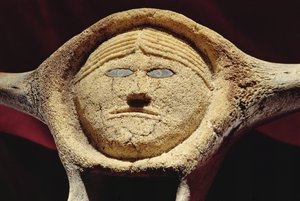 Janus Head, z Cape Dorset (kręgi wielorybów) (patrz również 228680)