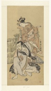 Aktorzy Nakamura Utaemon Medical School Arashi Nichinanji He t i siostra ls Tsu k Kiyomizu Ograniczenia autorstwa Ippitsusai Bunchō