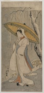 Segawa Kikunojo II jako Heron Maiden (z serii Ichimura Theatre)