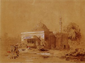 Projekt pawilonu Łaźni Tureckiej w Parku Katarzyny w Carskim Siole, ok. 1930 r. 1850 autorstwa Ippolit Antonovich Monighetti