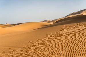 Wydmy w Erg Chebbi w południowo-wschodnim Maroku, 2014 (zdjęcie) autorstwa Ira Block