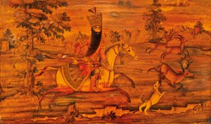 Szczegół trumny Qajar
