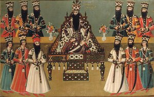Fath „Ali Shah i jego najbliżsi dworzanie, c.1815