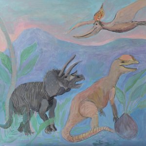 Dinozaury z pradawnej dżungli