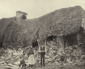 Eksmitowany (zdjęcie czarno-białe) autorstwa Irish Photographer