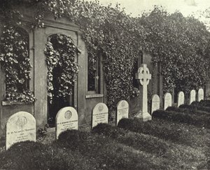 Grób Geralda Griffina, Klasztor Północny, Cork (zdjęcie czarno-białe) autorstwa Irish Photographer