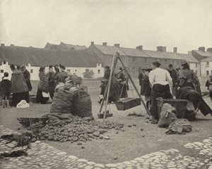 Targ Ziemniaczany, Drogheda (zdjęcie czarno-białe) autorstwa Irish Photographer