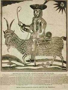 „Shon Ap Morgan, dżentelmen Walii” (lito) autorstwa Irish School