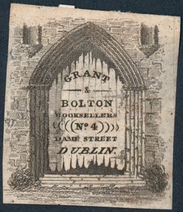 Karta handlowa, Grant & Bolton autorstwa Irish School