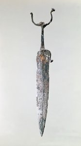 Sztylet, kultura Halstatt, c.750-450 pne (żelazo)