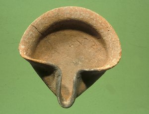 izraelicka lampa naftowa (terakota) autorstwa Iron Age