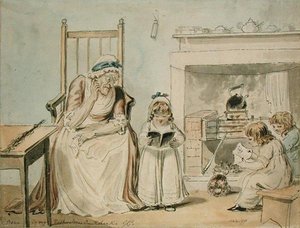 A Dame School autorstwa Isaac Cruikshank