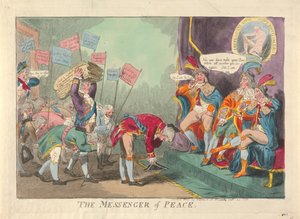 Der Friedensbote autorstwa Isaac Cruikshank