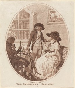 Odpoczywający sportowcy autorstwa Isaac Cruikshank
