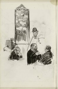 Mężczyźni w zakładzie autorstwa Isaac Israels