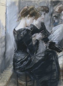 Modistatelier autorstwa Isaac Israels