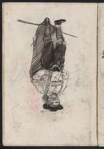 Stojący mężczyzna w bawarskim stroju autorstwa Isaac Israels