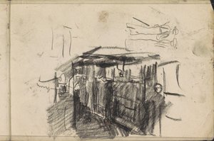 Widok ulicy w nocy autorstwa Isaac Israels