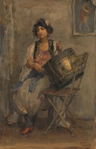 Lady Drummer autorstwa Isaac Israels