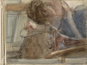 Kobieta przy stole autorstwa Isaac Israels