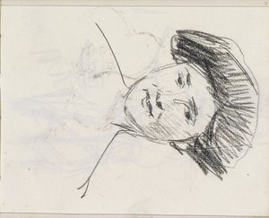 głowa kobiety autorstwa Isaac Israels