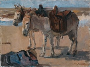 Dwa osły autorstwa Isaac Israels