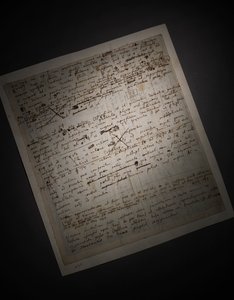 Dwie strony poprawek do Principia Mathematica autorstwa Isaac Newton