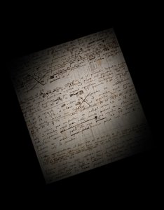 Dwie strony poprawek do Principia Mathematica autorstwa Isaac Newton