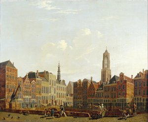Most ratuszowy w Utrechcie z otoczeniem, 1779